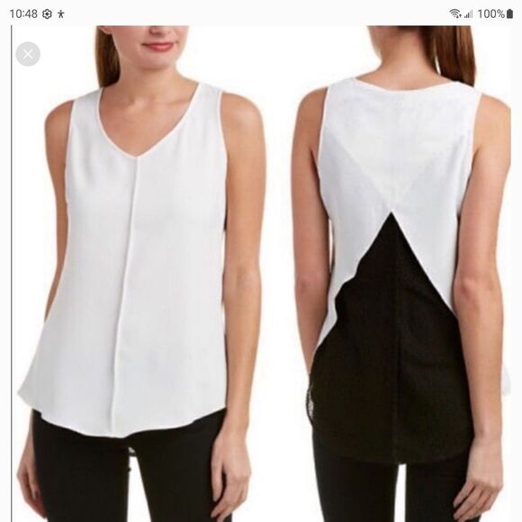 CAbi Tops - Cabi Domino new without tags layered tank top